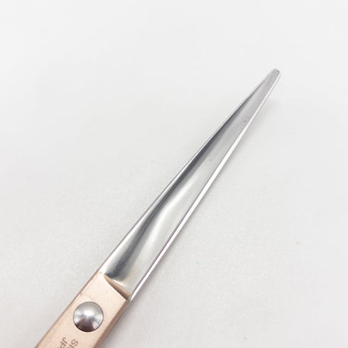 【SVANS.スバンス】カラフルカーブシザー トリミングシザー メガネ 右利き トリマー ペット 6.5インチ 中古 sc2968