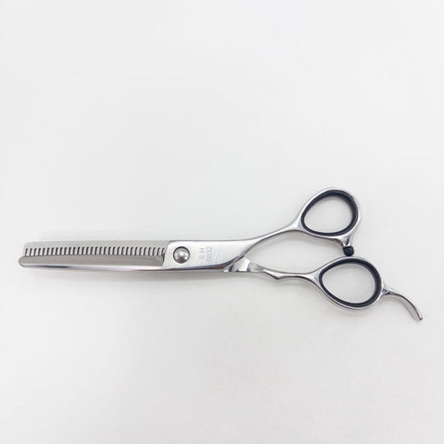 【BEST1】SH6032 オフセット シザー セニング 美容ハサミ すきばさみ 美容師 理容師 約30~35% 右利き 6インチ 中古 sc2975