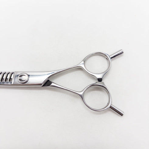 【マック シザーBMAC】MT-6017 メガネ シザー セニング 美容ハサミ すきばさみ 美容師 理容師 約55~65% 右利き 6インチ 中古 sc2988