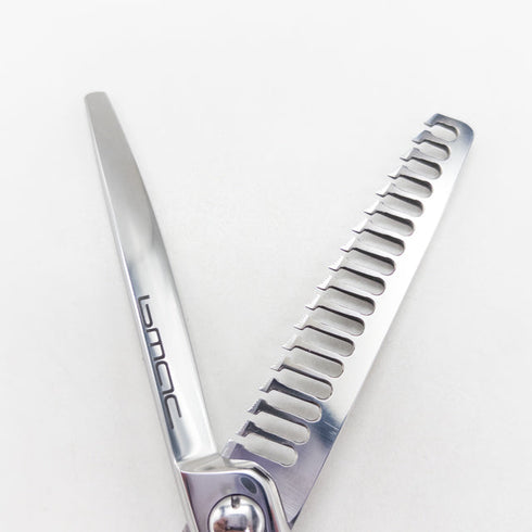 【マック シザーBMAC】MT-6017 メガネ シザー セニング 美容ハサミ すきばさみ 美容師 理容師 約55~65% 右利き 6インチ 中古 sc2988