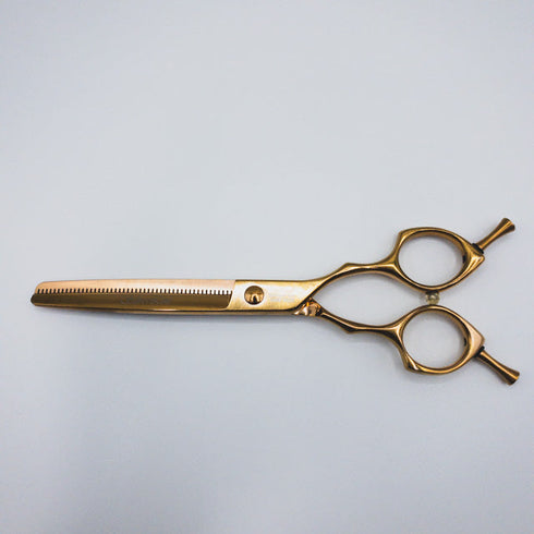 【シルバーラインSilverLine】ERAD6548消しゴム スキバサミ トリミングシザー メガネ 右利き トリマー ペット 6.5インチ 中古 sc299