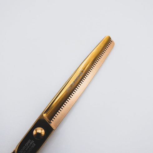 【シルバーラインSilverLine】ERAD6548消しゴム スキバサミ トリミングシザー メガネ 右利き トリマー ペット 6.5インチ 中古 sc299