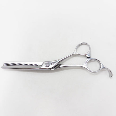 【ナルトシザーズ ナルトシザーNARUTO SCISSORS】二梳きヘネシーラムールS31 オフセット シザー セニング 美容ハサミ すきばさみ 美容師 理容師 約20~25% 右利き 5.8インチ 中古 sc2993