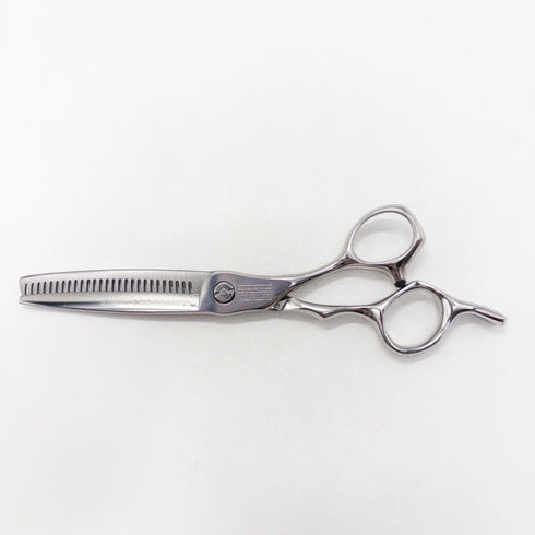 【ミズタニシザーズ ミズタニシザーMIZUTANI SCISSORS】CROSSOVER TH225 USUBA正刃 オフセット シザー セニング 美容ハサミ すきばさみ 美容師 理容師 約20~25% 右利き 5.8インチ 中古 sc2996