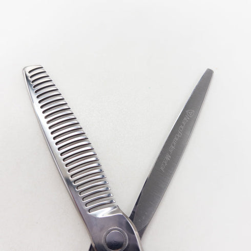 【ミズタニシザーズ ミズタニシザーMIZUTANI SCISSORS】CROSSOVER TH225 USUBA正刃 オフセット シザー セニング 美容ハサミ すきばさみ 美容師 理容師 約20~25% 右利き 5.8インチ 中古 sc2996