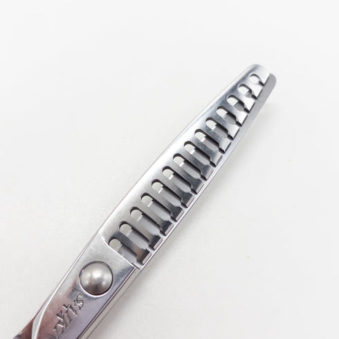 【サイキシザーズ サイキシザーSAIKI SCISSORS】14 逆刃 メガネ シザー セニング 美容ハサミ すきばさみ 美容師 理容師 約35~40% 右利き 5.8インチ 中古 sc2998