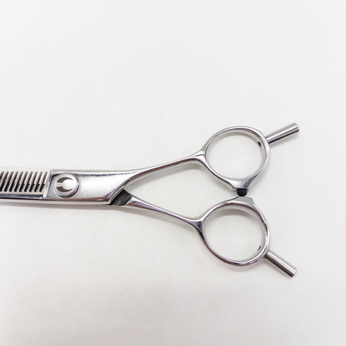 【マック シザーBMAC】GT-2031S メガネ シザー セニング 美容ハサミ すきばさみ 美容師 理容師 約15% 右利き 6インチ 中古 sc3001