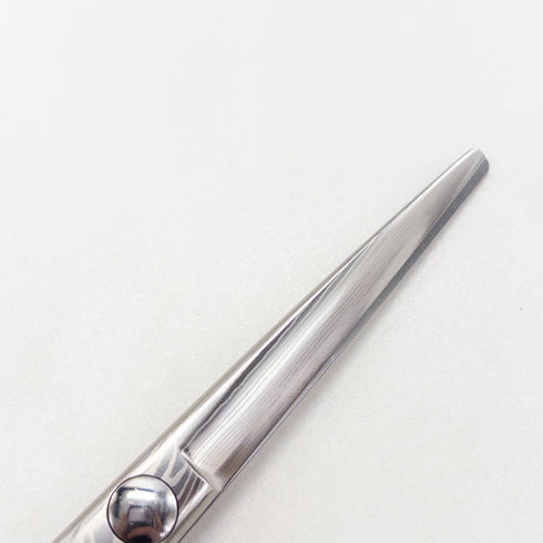 【ヘブンスシザーズ ヘヴンスシザーHEAVENS】DAMASCUS-ST ダマスカス 55 シザー オフセット 理容 美容ハサミ 美容師 理容師 右利き 5.5インチ 中古 sc3003