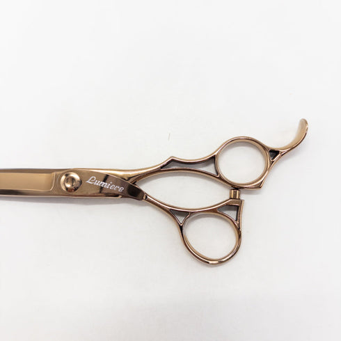 【ルミエールLUMIERE】 シザー オフセット 理容 美容ハサミ 美容師 理容師 右利き 6.3インチ 中古 sc3005
