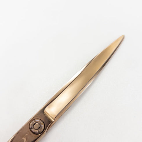 【ルミエールLUMIERE】 シザー オフセット 理容 美容ハサミ 美容師 理容師 右利き 6.3インチ 中古 sc3005