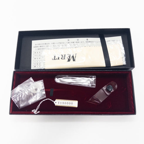 【MERITメリット山神剣】AQUA N-CJN オフセット シザー セニング 美容ハサミ すきばさみ 美容師 理容師 約20% 右利き 6インチ 中古 sc3009