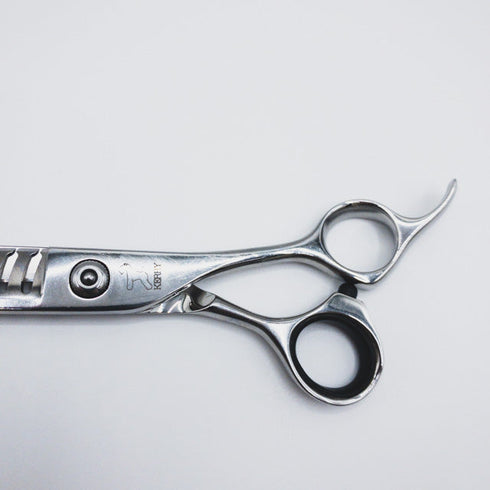 【ケリー ワンクスKERRY】6.8-15-80ブレンダーBlender トリミングシザー オフセット 右利き トリマー ペット 6.8インチ 中古 sc301