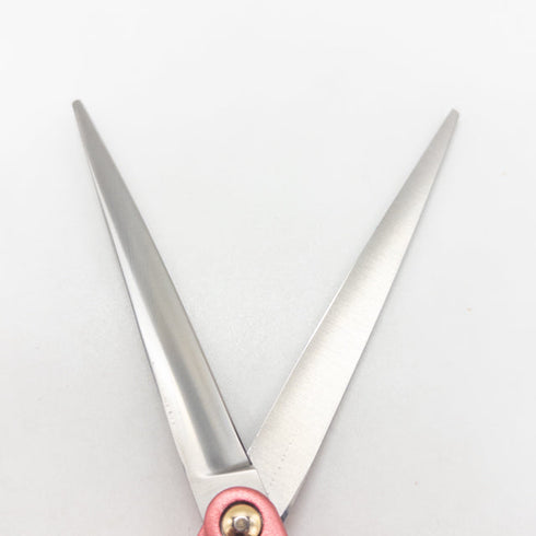 【333ドッグケア333dog care】グラデーション ストレート トリミングシザー メガネ 右利き トリマー ペット 6.5インチ 中古 sc3017