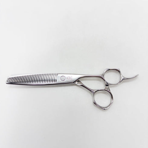 新品同様【ミズタニシザーズ ミズタニシザーMIZUTANI SCISSORS】Acroleaf WIDE K-35 オフセット シザー セニング 美容ハサミ すきばさみ 美容師 理容師 約30~35% 右利き 5.8インチ 中古 sc3022