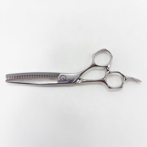 新品同様【ミズタニシザーズ ミズタニシザーMIZUTANI SCISSORS】Acroleaf WIDE K-35 オフセット シザー セニング 美容ハサミ すきばさみ 美容師 理容師 約30~35% 右利き 5.8インチ 中古 sc3022