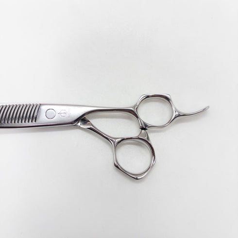 新品同様【ミズタニシザーズ ミズタニシザーMIZUTANI SCISSORS】Acroleaf WIDE K-35 オフセット シザー セニング 美容ハサミ すきばさみ 美容師 理容師 約30~35% 右利き 5.8インチ 中古 sc3022