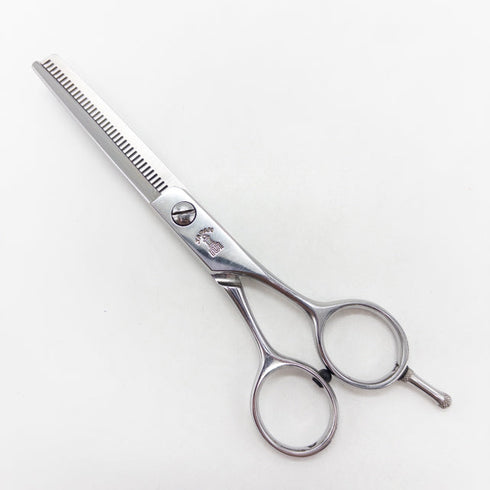 【マツザキMatsuzaki】FUZZY 5537 メガネ シザー セニング 美容ハサミ すきばさみ 美容師 理容師 約15% 右利き 5.5インチ 中古 sc3024