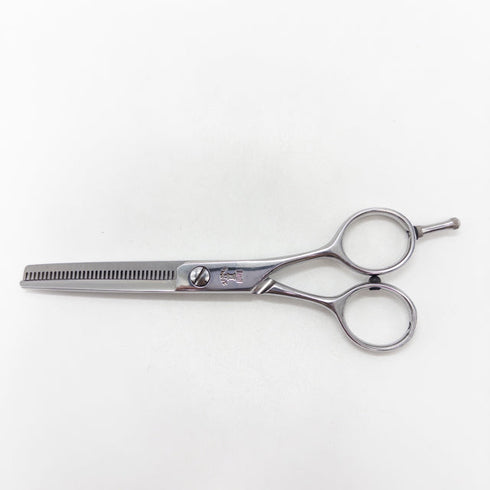 【マツザキMatsuzaki】FUZZY 5537 メガネ シザー セニング 美容ハサミ すきばさみ 美容師 理容師 約15% 右利き 5.5インチ 中古 sc3024