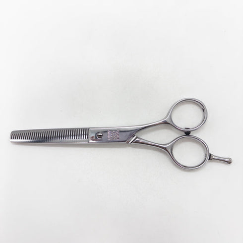 【マツザキMatsuzaki】FUZZY 5537 メガネ シザー セニング 美容ハサミ すきばさみ 美容師 理容師 約15% 右利き 5.5インチ 中古 sc3024