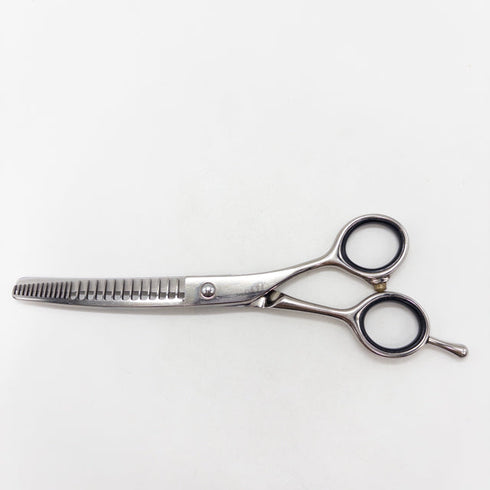 【ヘアリセッターHAIR RESETTER】 特殊セニング オフセット シザー セニング 美容ハサミ すきばさみ 美容師 理容師 約% 右利き 6.5インチ 中古 sc3028