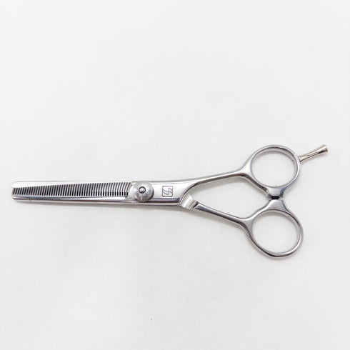 【サクシードSUCCEED】KEEPER Thinning 50 メガネ シザー セニング 美容ハサミ すきばさみ 美容師 理容師 約10% 右利き 5.5インチ 中古 sc3030