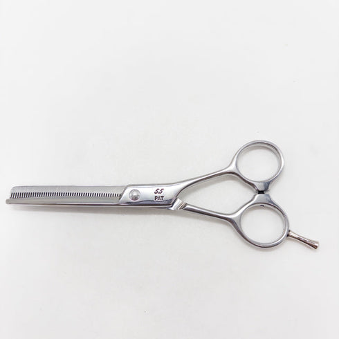 【サクシードSUCCEED】KEEPER Thinning 50 メガネ シザー セニング 美容ハサミ すきばさみ 美容師 理容師 約10% 右利き 5.5インチ 中古 sc3030