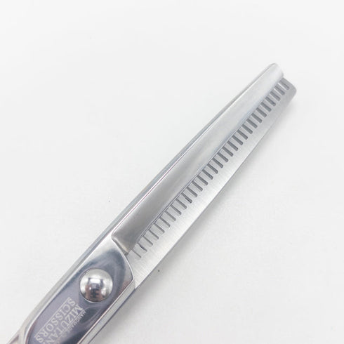 【ミズタニシザーズ ミズタニシザーMIZUTANI SCISSORS】 オフセット シザー セニング 美容ハサミ すきばさみ 美容師 理容師 約15~20% 右利き 6インチ 中古 sc3035