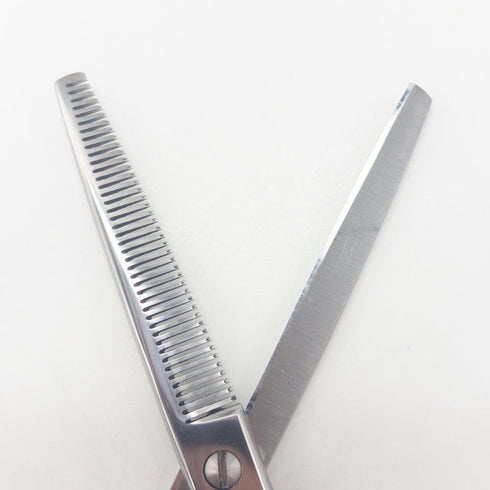 【菊王冠BOB中野製作所】K-442 トリミングシザー 右利き セニング トリマー ペット 6.5インチ 中古 sc3039