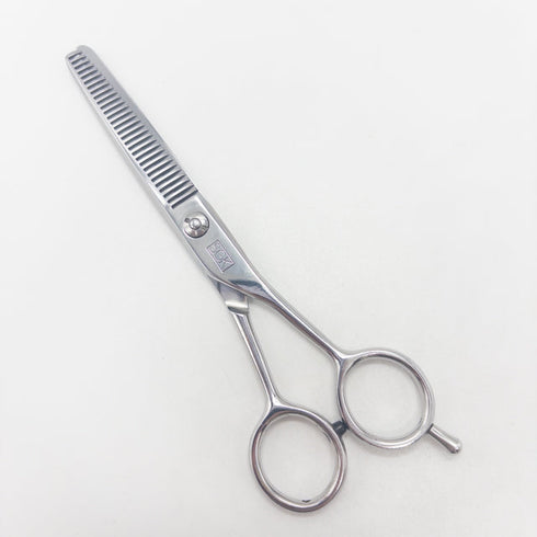 【三和技研SANWA SGK】 メガネ シザー セニング 美容ハサミ すきばさみ 美容師 理容師 約20% 右利き 6インチ 中古 sc3040