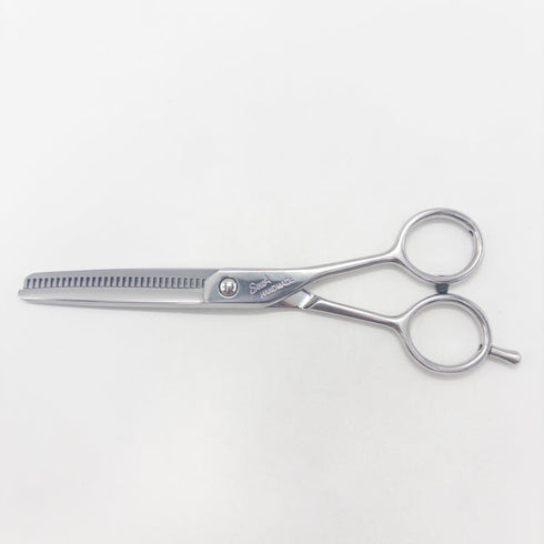 【三和技研SANWA SGK】 メガネ シザー セニング 美容ハサミ すきばさみ 美容師 理容師 約20% 右利き 6インチ 中古 sc3040