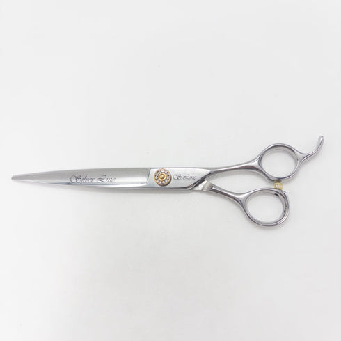 【シルバーラインSilverLine】国民三銃士NAS700 トリミングシザー オフセット 右利き トリマー ペット 7インチ 中古 sc3049
