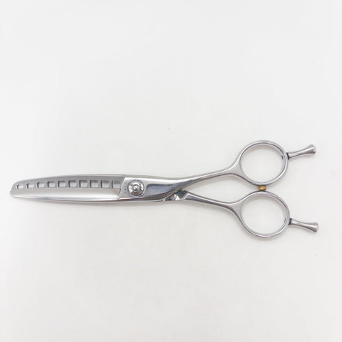 【トラックスシザーズ トラックスシザーTRACKS SCISSORS】SX10 メガネ シザー セニング 美容ハサミ すきばさみ 美容師 理容師 約20~45% 右利き 5.8インチ 中古 sc3052