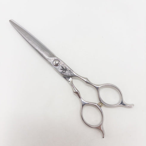 【トラックスシザーズ トラックスシザーTRACKS SCISSORS】PEACE シザー メガネ 理容 美容ハサミ 美容師 理容師 右利き 6インチ 中古 sc3053