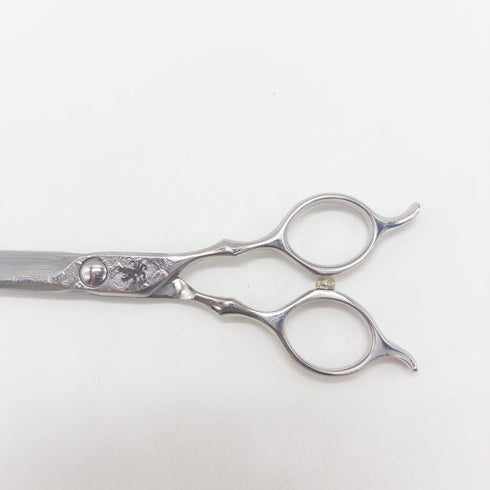 【トラックスシザーズ トラックスシザーTRACKS SCISSORS】PEACE シザー メガネ 理容 美容ハサミ 美容師 理容師 右利き 6インチ 中古 sc3053