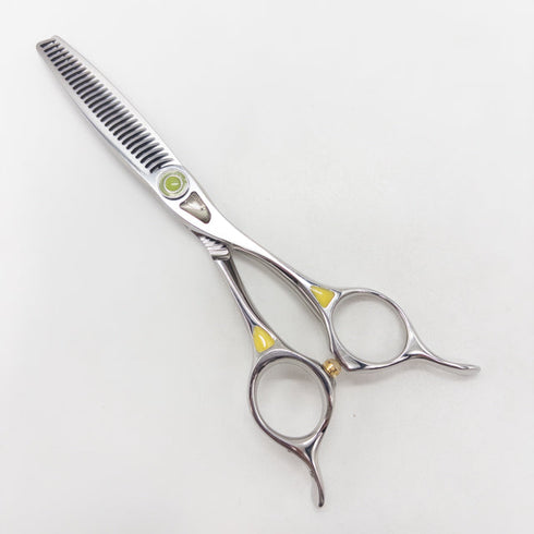 【トギノンTOGINON】クイーンサクセス サクセススター5.8 メガネ シザー セニング 美容ハサミ すきばさみ 美容師 理容師 約20% 右利き 5.8インチ 中古 sc3071