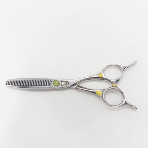 【トギノンTOGINON】クイーンサクセス サクセススター5.8 メガネ シザー セニング 美容ハサミ すきばさみ 美容師 理容師 約20% 右利き 5.8インチ 中古 sc3071