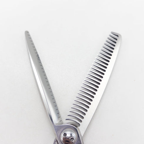 【トギノンTOGINON】クイーンサクセス サクセススター5.8 メガネ シザー セニング 美容ハサミ すきばさみ 美容師 理容師 約20% 右利き 5.8インチ 中古 sc3071