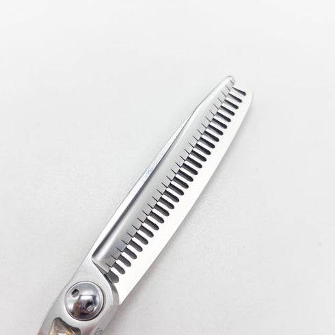 【トギノンTOGINON】クイーンサクセス サクセススター5.8 メガネ シザー セニング 美容ハサミ すきばさみ 美容師 理容師 約20% 右利き 5.8インチ 中古 sc3071