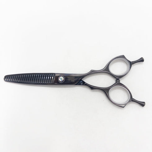 【トラックスシザーズ トラックスシザーTRACKS SCISSORS】KEEP25 メガネ シザー セニング 美容ハサミ すきばさみ 美容師 理容師 約20~25% 右利き 5.8インチ 中古 sc3072