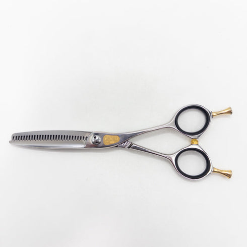 【トギノンTOGINON】Hi-skill Queen FX 5.8ハイスキル クイーン メガネ シザー セニング 美容ハサミ すきばさみ 美容師 理容師 約40% 右利き 5.8インチ 中古 sc3080