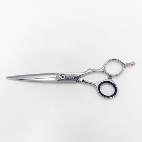 【ヒカリシザーズHIKARI光シザーHIKARI SCISSORS】E-6 シザー オフセット 理容 美容ハサミ 美容師 理容師 右利き 6.2インチ 中古 sc3083