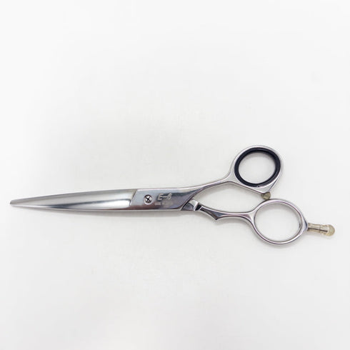 【ヒカリシザーズHIKARI光シザーHIKARI SCISSORS】E-6 シザー オフセット 理容 美容ハサミ 美容師 理容師 右利き 6.2インチ 中古 sc3083