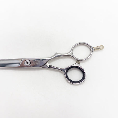 【ヒカリシザーズHIKARI光シザーHIKARI SCISSORS】E-6 シザー オフセット 理容 美容ハサミ 美容師 理容師 右利き 6.2インチ 中古 sc3083