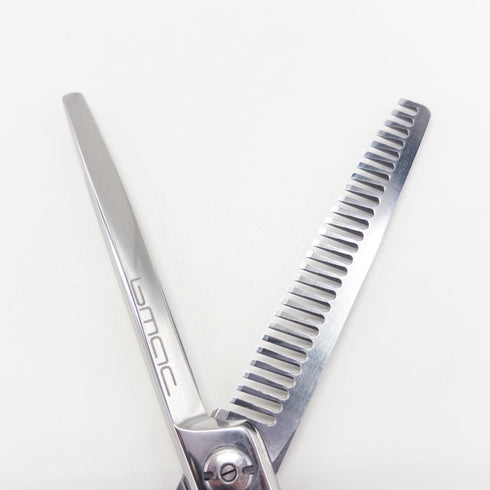 【マック シザーBMAC】GT-3027S メガネ シザー セニング 美容ハサミ すきばさみ 美容師 理容師 約25% 右利き 6インチ 中古 sc3100