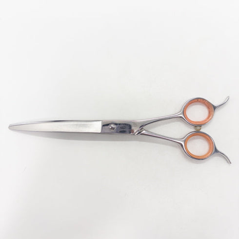 【内海ウツミUTSUMI】OUR70 カーブ トリミングシザー メガネ 右利き トリマー ペット 7インチ 中古 sc3108