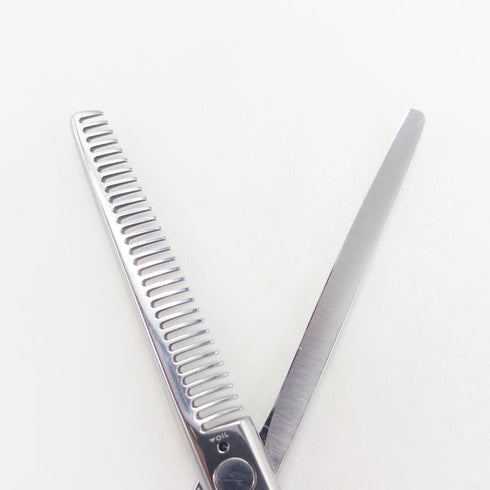 【ミズタニシザーズ ミズタニシザーMIZUTANI SCISSORS】Re-tro THINNING 30レトロ メガネ シザー セニング 美容ハサミ すきばさみ 美容師 理容師 約30% 右利き 5.7インチ 中古 sc3109