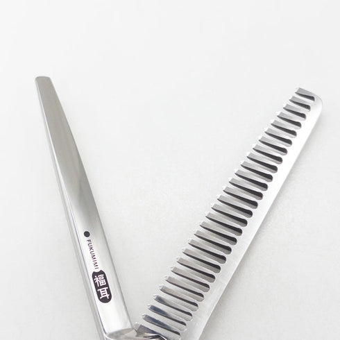 【マック シザーBMAC】FT-2327B/S 福耳 オフセット シザー セニング 美容ハサミ すきばさみ 美容師 理容師 約20~25% 右利き 6インチ 中古 sc3120