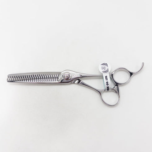 【ナルトシザーズ ナルトシザーNARUTO SCISSORS】RK三梳きヘネシーローリングS27 オフセット シザー セニング 美容ハサミ すきばさみ 美容師 理容師 約25~30% 右利き 6インチ 中古 sc3121