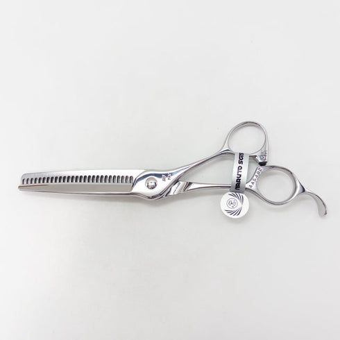 【ナルトシザーズ ナルトシザーNARUTO SCISSORS】RK三梳きヘネシーローリングS27 オフセット シザー セニング 美容ハサミ すきばさみ 美容師 理容師 約25~30% 右利き 6インチ 中古 sc3121