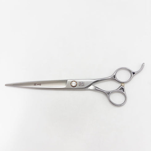 【スバンスSVANS.】ベアリング内蔵ストレート トリミングシザー オフセット 右利き トリマー ペット 7インチ 中古 sc3123